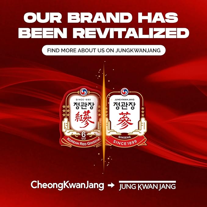 JUNG KWAN JANG HongSamWon Korean Red Ginseng Herbal Drink | Energy Drink Pre Workout Ginseng Supplement Herbal Tea | Korean Red Ginseng Extract Jujube Ginger Cinnamon | Vegan Friendly | 20 Count