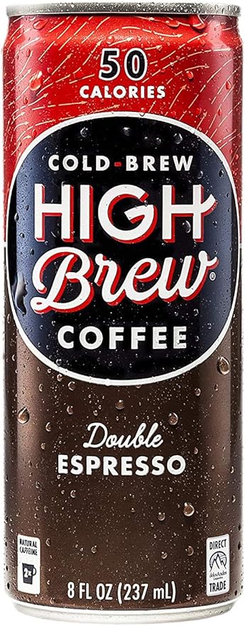 High Brew Coffee - Double Espresso - 8oz.(Pack of 24)