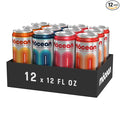 MŌCEAN Variety Pack Energy Drink 12 fl oz (Pack of 12) Clean Adult Energy Drink with 130mg Caffeine Adaptogens &amp Minerals No Taurine No Sucralose No Candy Flavors