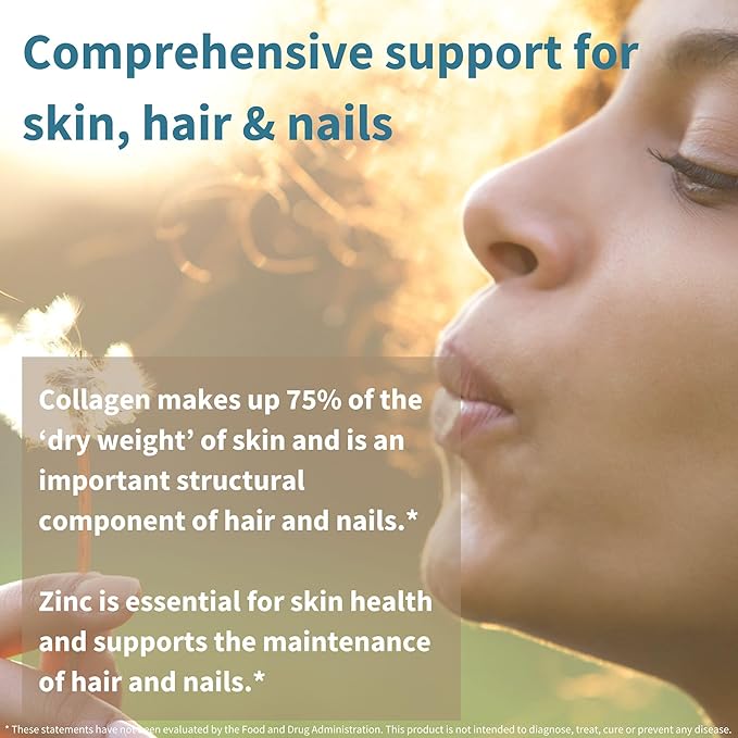 Vegan Vanilla Collagen Protein Powder + Zinc Complex Vegan Bundle for Skin Hair &amp Nails. Complete Collagen Boosting Formula + 25mg Chelated Zinc by Igennus