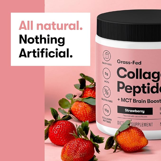 Perfect Keto Collagen Peptides Protein Powder with MCT Oil Hydrolyzed Collagen Type I &amp III Supplement Gluten Free Grass Fed Low Carb Keto Coffee Creamer Collagen for Women &amp Men Cinnam
