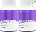 Nutrawave Pure Berberine Maximum Potency - 1000mg Per Serving - 2 Capsules 500mg Each - Supports Blood Sugar Levels Healthy Lipid (Fat) and Glucose Metabolism - Non-GMO Vegan - 2 Pack