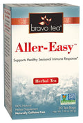 Bravo Tea Aller-Easy Herbal Tea Caffeine Free 20 Tea Bags 6 Count