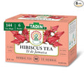 Tadin Hibiscus Herbal Tea Caffeine Free 24 Tea Bags Per Box Pack of 6