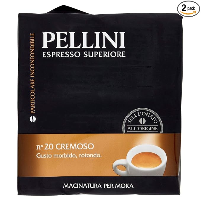 Pellini No. 20 Cremoso Ground BiPack - 2 x 250 grams
