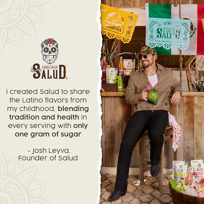 Salud x Jarritos 2-in-1 Hydration Packets + Immunity Electrolytes Powder Guava - Agua Fresca Drink Mix Elderberry Dairy &amp Soy Free Non-GMO Gluten Free Vegan 1g Sugar (15 Servings)
