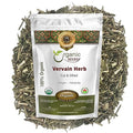 Organic Way Vervain Herb (Verbena officinalis) Cut and Sifted | Herbal Tea | Wild-Crafted | Non-GMO &amp Gluten Free | Resealable Bag | Raw from Albania (1 lb 16 Oz)