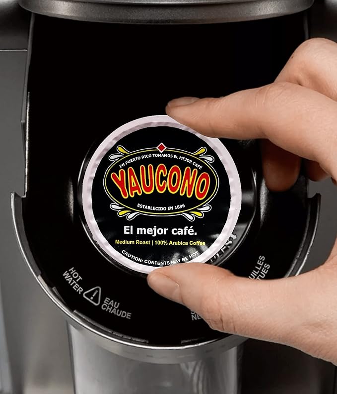 Yaucono Ground Medium Roast Arabica Coffee Single-Serve Pod 1 Count