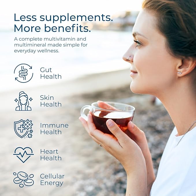 Cleanse &amp Renew - Liquid Superfood - Gut Health Bloating &amp Immune Support - Overall Wellness - Vegan &amp Gluten-Free - 30-Day Supply - Made in USA - 30-Day Supply