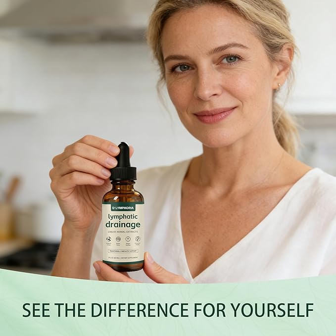 Lymphatic Drainage Drops | Promotes The Efficient Drainage of The Lymphatic System to Promote Overall Health