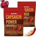 Capsaicin Power Capsaicin Softgels Cayenne Pepper &amp Beetroot Extracts - Herbal Supplement with Vitamin D3+k2 240 Softgels (2 PCS)