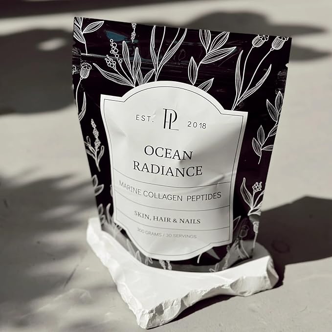 PARIS LAUNDRY Ocean Radiance – Hydrolyzed Marine Collagen Peptides Wild-Caught Unflavored – Supports Healthy Skin Hair Nails &amp Joints