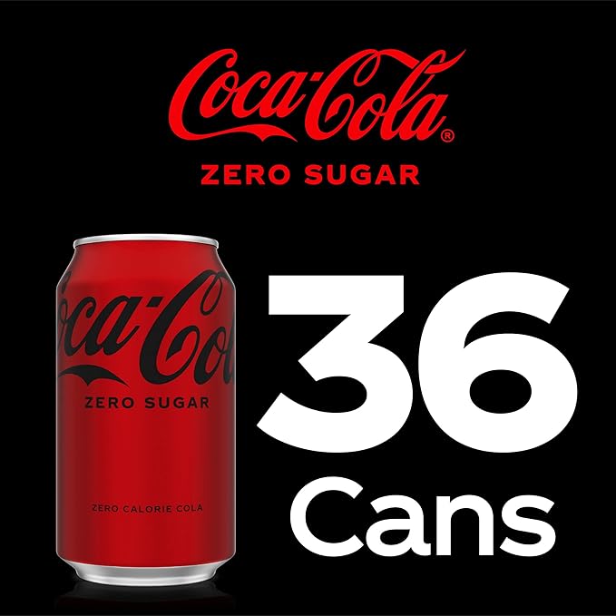 Coca-Cola Zero Sugar Fridge Pack Bundle 12 fl oz 36 Pack