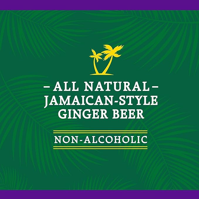 Reed's Strongest Ginger Beer - 3x Fresh Ginger Root for Intense Spice - 12oz Glass Bottles 12 Pack