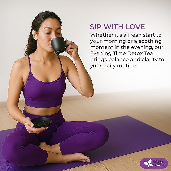 FreshDrinkUS Premium Liver Detox Tea Bags | 135 Count | Eco-Conscious Corn Fiber Tea Bags | Ayurvedic Stomach Relief &amp Liver Support | Vegan Caffeine Free Kosher