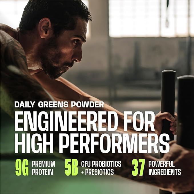Frog Fuel Performance Greens Protein Powder Nano-Hydrolyzed Grass Fed Protein Greens Powder 5B CFU Probiotics/Prebiotics 9G Protein 7 EAAs Energy &amp Muscle Support Lemon Lime 30 Servings