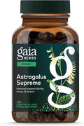 Gaia Herbs Astragalus Supreme - Immune &amp Antioxidant Support* - Herbal Supplement with Astragalus Root Schisandra Berry &amp Ligustrum - 120 Vegan Liquid Phyto-Caps (60 Servings)