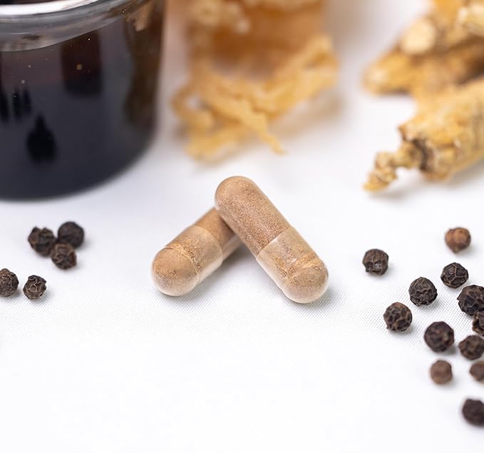 Shilajit 1000mg Irish Sea Moss 100mg Ashwagandha 100mg Tongkat Ali Boron Magnesium PQQ &amp More | 60 Capsules - 30 Days Supply| Fulvic Acid Veg Capsules| Vegan| Gluten Free | Non-GMO