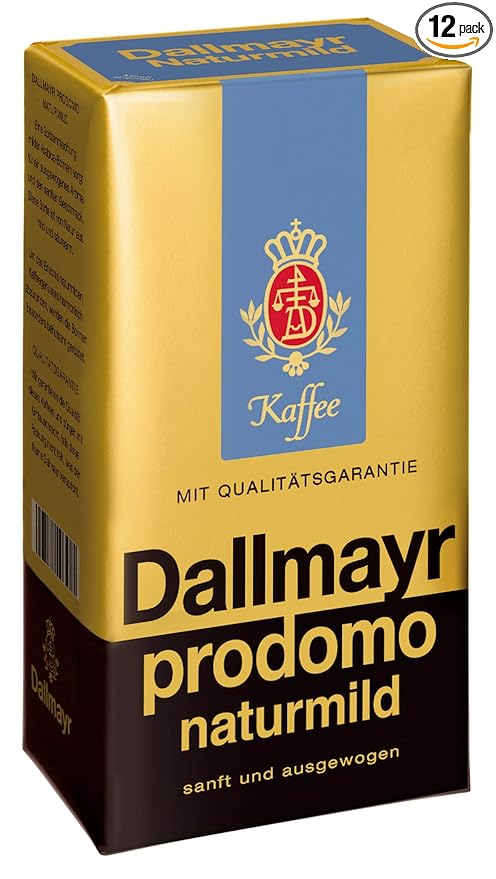 Dallmayr - Prodomo Naturmild Ground Coffee - 12x 500g
