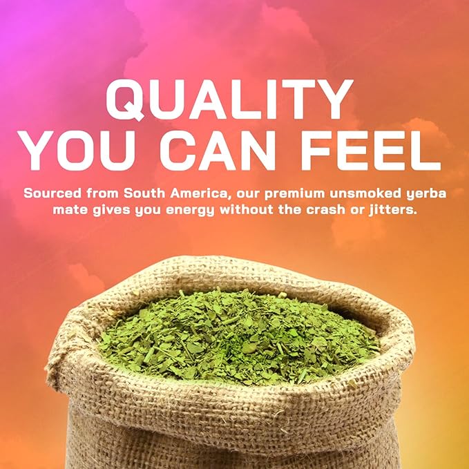Yerba Magic Yerba Mate Capsules - 100% Pure Extract High Potency Energy &amp Focus - 75mg Clean Caffeine Yerba Mate Pill No Jitters No Fillers - Unsmoked South American Sourced - 60 Day Supply