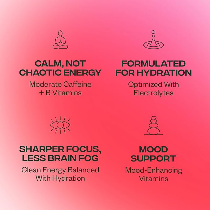 Plant Press - Organic Energy Drink 100 mg Caffeine Clean Coffee Alternative Full Range of Vitamins Electrolytes No Sugar Alcohols No Preservatives (12 Fl Oz (Pack of 12) Watermelon)