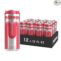 MŌCEAN Strawberry Guava Energy Drink 12 fl oz (Pack of 12) Clean Adult Energy Drink with 130mg Caffeine Adaptogens &amp Minerals No Taurine No Sucralose No Candy Flavors