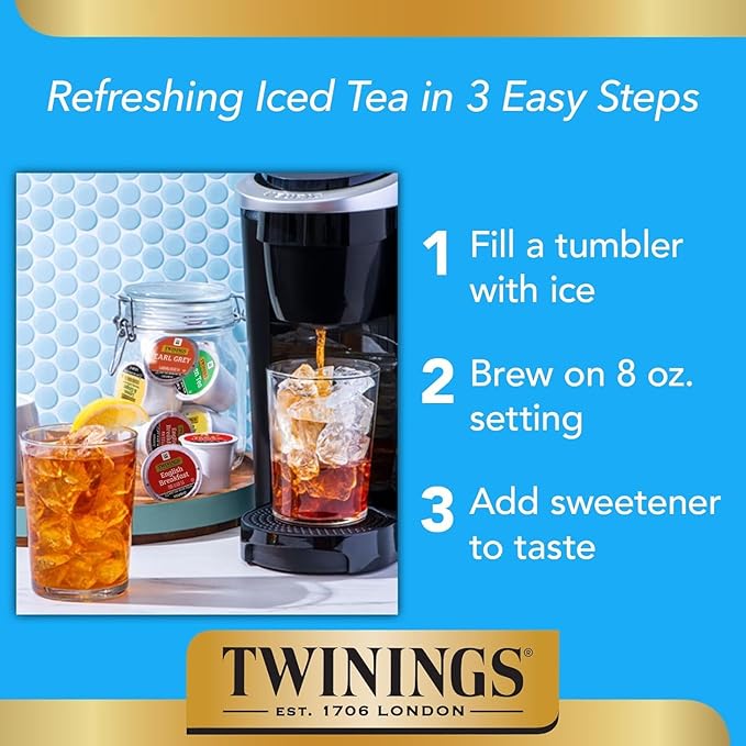 Twinings of London Pure Rooibos Herbal Tea K-Cups for Keurig® 24 count (Pack of 4)