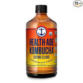 Health-Ade Kombucha Tea Organic Drink Fermented Tea with Living Probiotics Detoxifying Acids Supports Gut Health Non-GMO Vegan Gluten Free 12 Pack (16 Fl Oz Bottles) Cayenne Cleanse