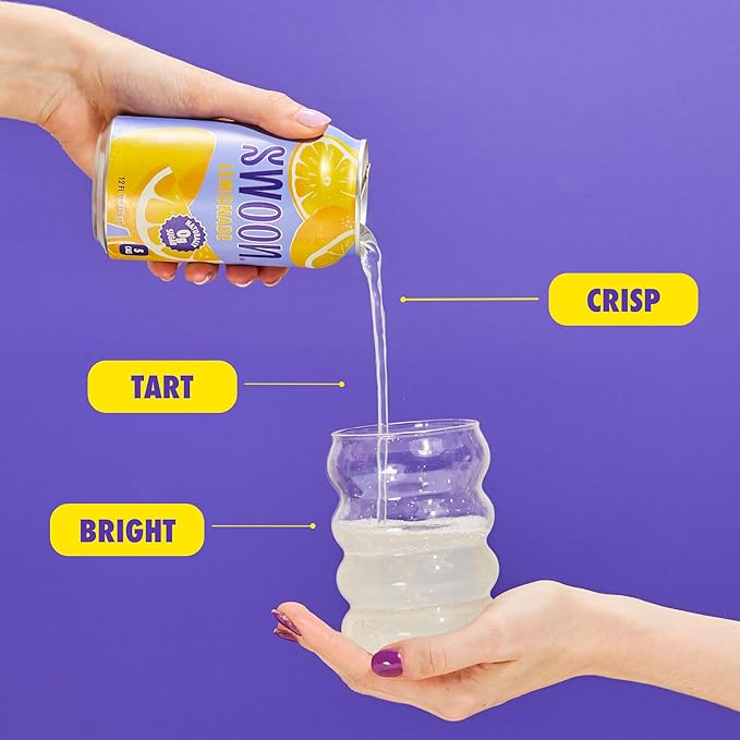 Swoon Classic Sugar Free Lemonade - Low Carb Keto &amp Paleo-Friendly Gluten-free Vitamin C Drink - Made with 100% Natural Lemon Juice Concentrate &amp Sweetened by Monk Fruit 12 Fl oz (Pack of 1