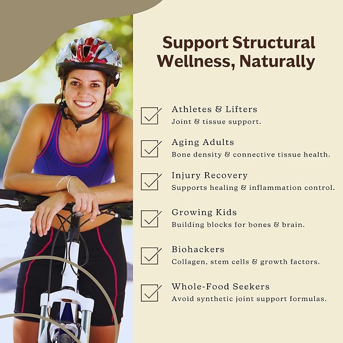 MK Supplements Grass-Fed Beef Bone &amp Marrow Supplement Supports Healthy Joints Bones Teeth Immune Support Freeze-Dried Non-GMO 45 Servings (3000 mg Each)