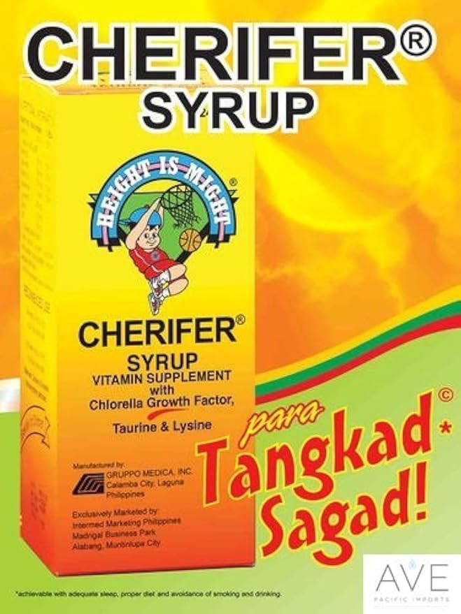 Cherifer Syrup with Chlorella Growth Factor Taurin &amp Lysine