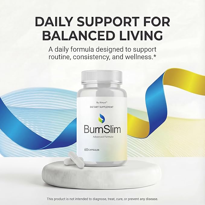 (5 Pack) Burn Slim Capsules Official All Natural BurnSlim Supplement Pills with Premium Ingredients Advanced Formula for Optimal Health &amp Wellness Support for Active Women &amp Men (60 Capsules