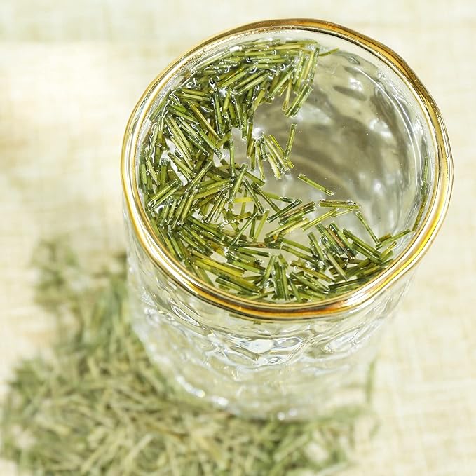 FullChea - Dried Pine Needle Tea - 7oz/200g - Premium Red Pine Needles Loose Leaf Herbal Tea - Non-GMO - Better Than White Pine Needle Tea - Caffeine-free - Cut &amp Sifted (Pack of 2)