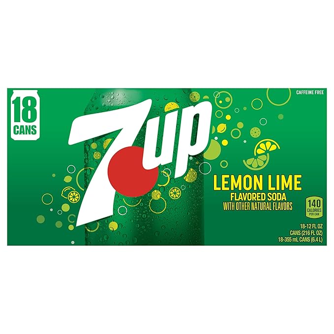 7 Up Soda 12 oz 18pk