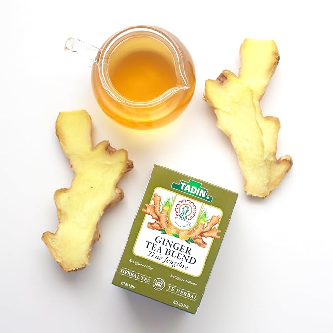 TADIN® Chamomile Tea and Ginger Tea Variety Pack Caffeine Free 24 Tea Bags per Carton Pack of 6