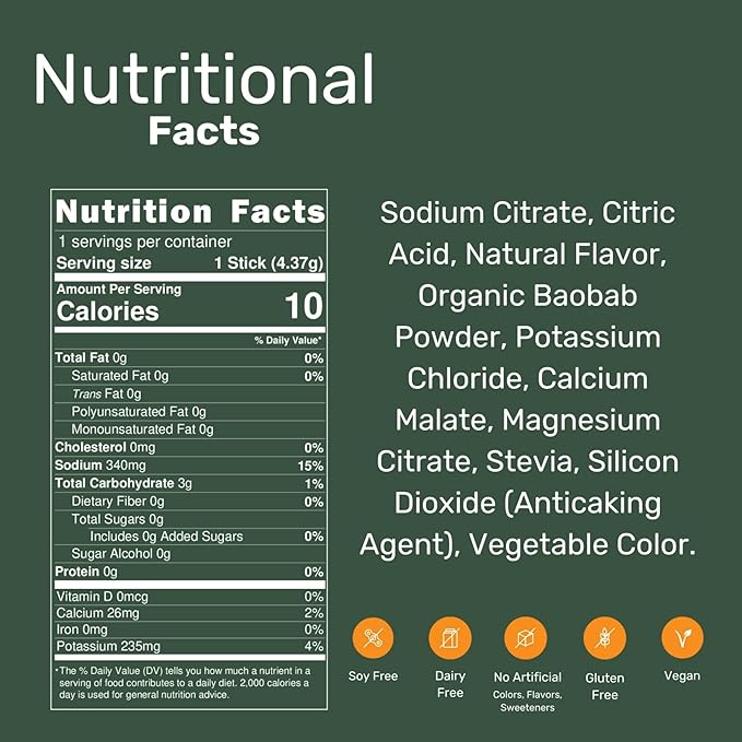 Tiiga Nature Forged Zero Sugar Electrolyte Drink Mix - Watermelon Hydration Powder Superfruit Electrolytes Sugar Free Sports Drink 25 Stick Packs
