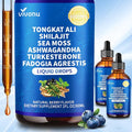 VivoNu Liquid Drops Magnesium Zinc &amp Boron Berry Flavor for Energy* Immune* Health