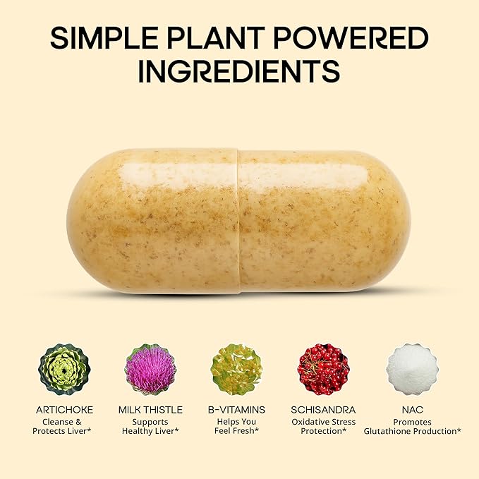 drinkwel for Better Mornings - Premium Multivitamin Supplement - Liver Support &amp Immune Support- Milk Thistle Vitamin C Zinc Magnesium - 90 Count - Single Bottle