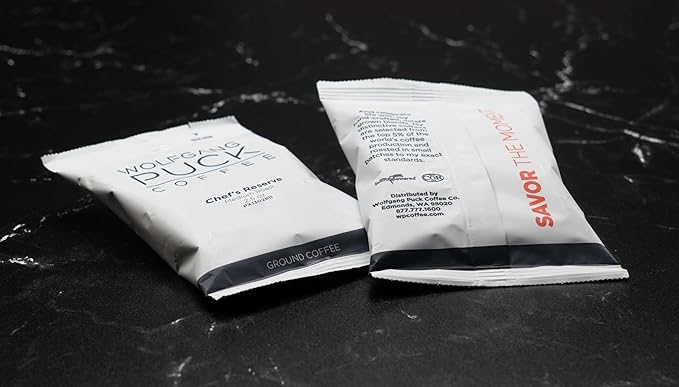 Wolfgang Puck Coffee Chef's Reserve 2.5 Ounce Portion Packs 18 Count