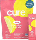 Cure Hydration - Kids Electrolyte Drink Mix | Plant-Based Pediatrician Formulated Rehydration | No Added Sugar FSA-HSA Non-GMO Gluten-Free No Artificial Flavors | 14 Packets - Pink Lemonade