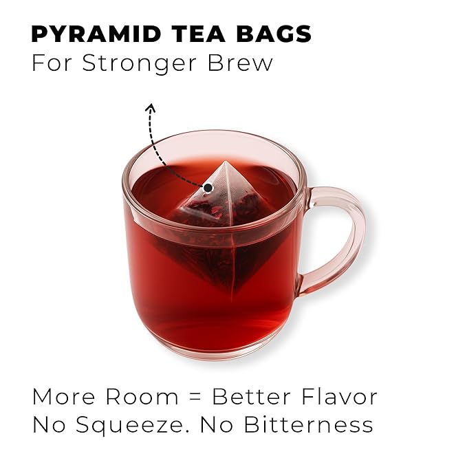 Yellow.fit Lemon Balm Herbal Tea Bags – 1500mg Loose Leaf Tea Bags Caffeine-Free Herbal Tea with Bright Citrus Flavor Plant-Based Tea Bags 100 Count