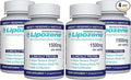 Lipozene Diet Pills - Weight Loss Supplement - 4 Bottles of 30 Capsules Each a Total of 120 Capsules!