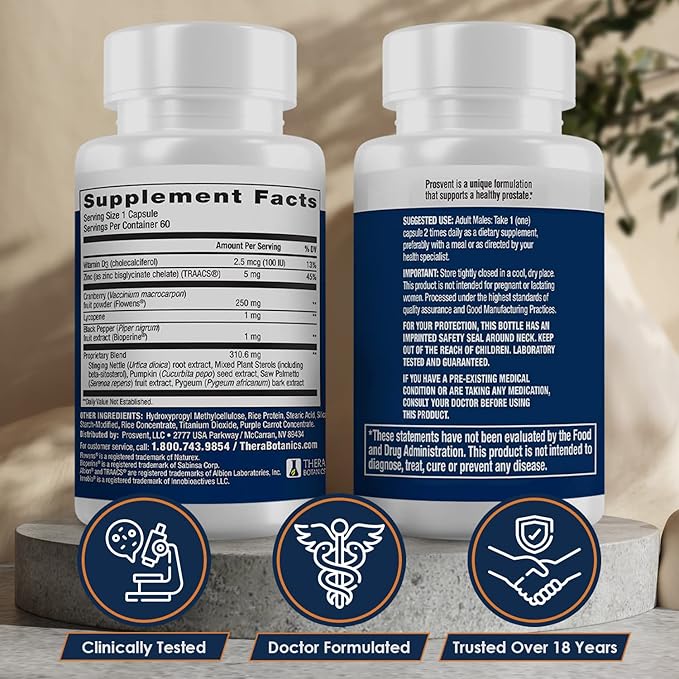 Advanced Prostate Support Ultra - Natural Supplement with Saw Palmetto Pygeum Lycopene Stinging Nettle Beta Sitosterol Cranberry and More to Ease Urinary Frequency &amp Urgency (60 Count)