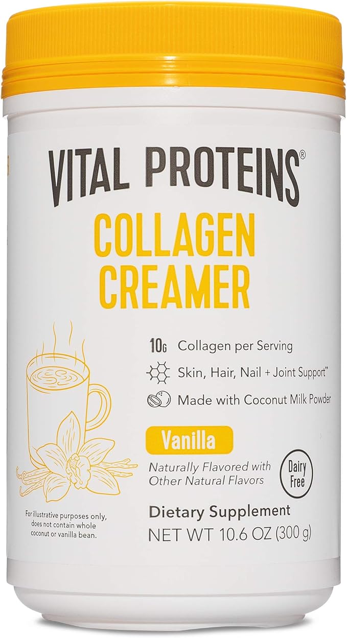 Vital Proteins Collagen Peptides Powder Unflavored 19.3 OZ Creamer Vanilla