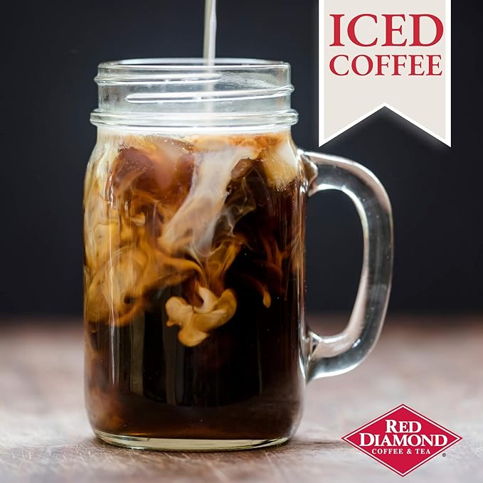 Red Diamond Ground Coffee Wright's Mill Original Blend Medium Roast Hearty Earthy Aromatic &amp Robust 21.5 Ounce Resealable Can