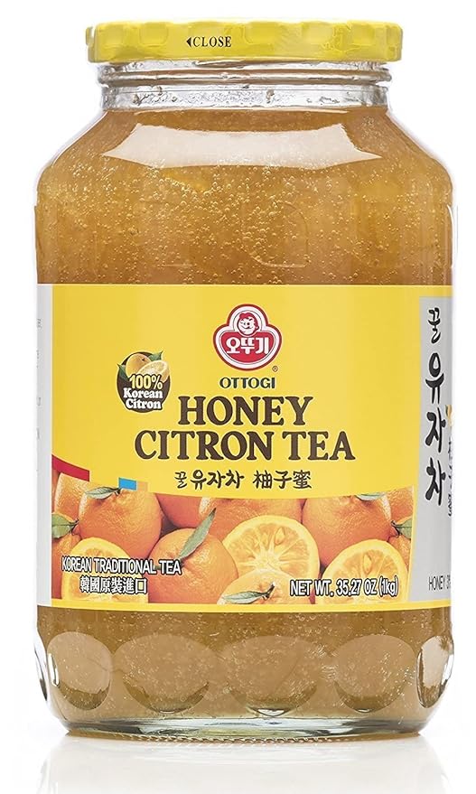 OTTOGI Honey Citron Tea 35oz Delicious Natural Soothing Korean Tea No Trans fat Cholesterol Caffeine Free