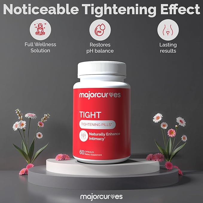 Vaginal Tightening Pills – Feminine Support Supplement for Tone Moisture &amp Intimate Wellness – V Rejuvenation &amp Odor Control with Herbal Extracts – Made in USA