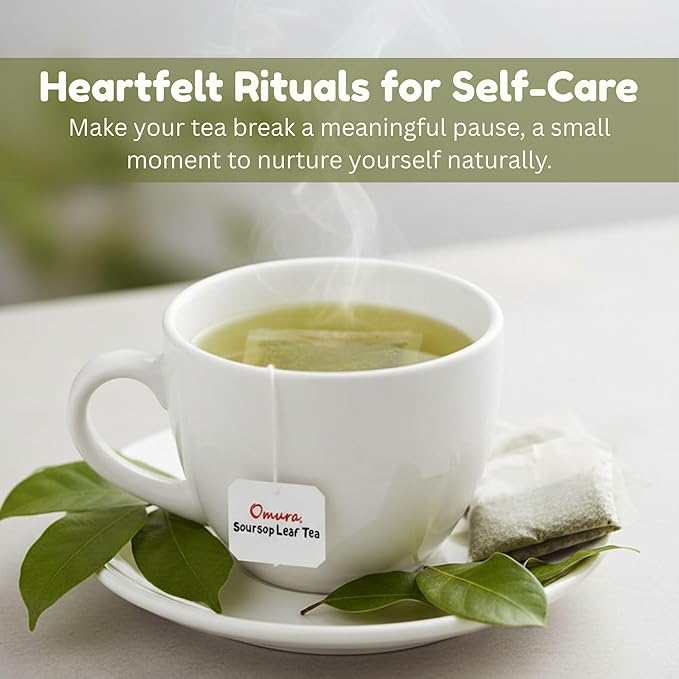 Omura Soursop Guyabano Graviola Leaves (50 Tea-Bag)