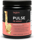 LEGION Pulse - All Natural Nitric Oxide Preworkout Drink to Boost Energy Creatine Free Naturally Sweetened Beta Alanine Citrulline Alpha GPC (Pineapple Whip)
