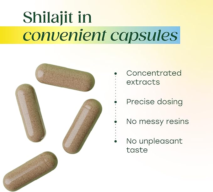 MegaFood Shilajit 10000mg with Fulvic Acid - Shilajit for Men &amp Women - May Help Support Healthy Testosterone Levels Muscle Strength &amp Energy Levels - Vegan Gluten Free 60 Capsules 30 Day